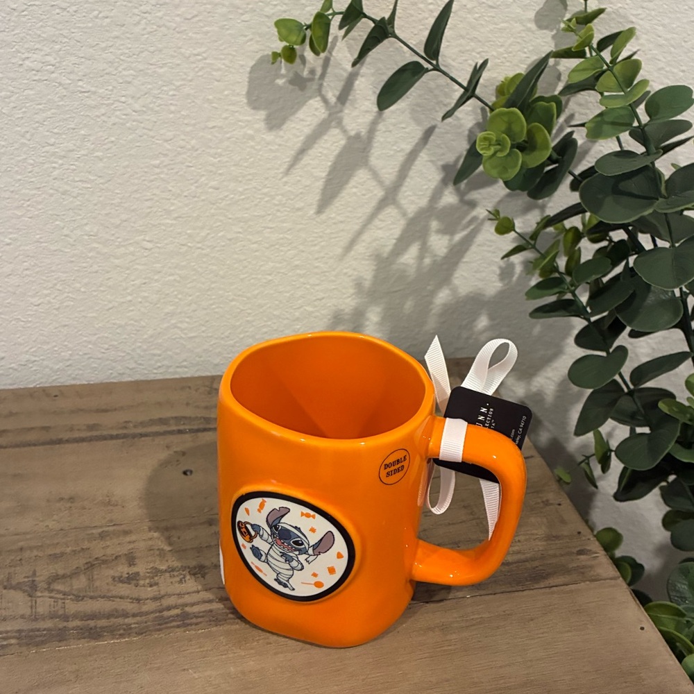 Rae Dunn Halloween Stitch mug.